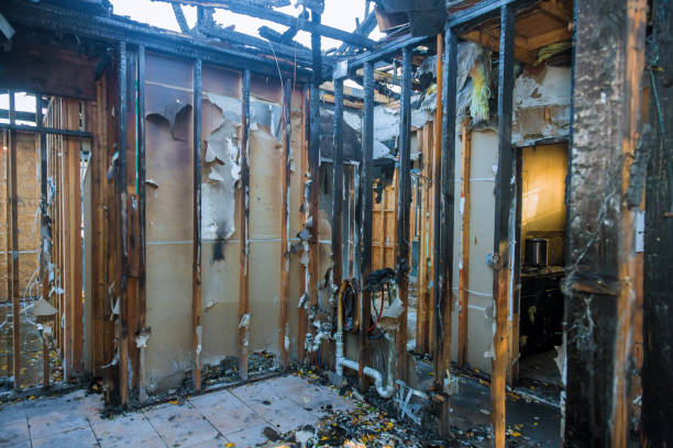 Professional Soot Cleanup technician working in Knapp, WI